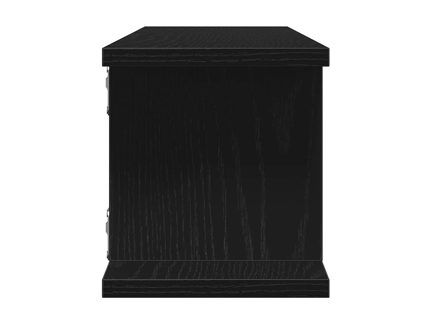 Étagères murales 2 pcs chêne noir 90x18x20 cm bois d'ingénierie