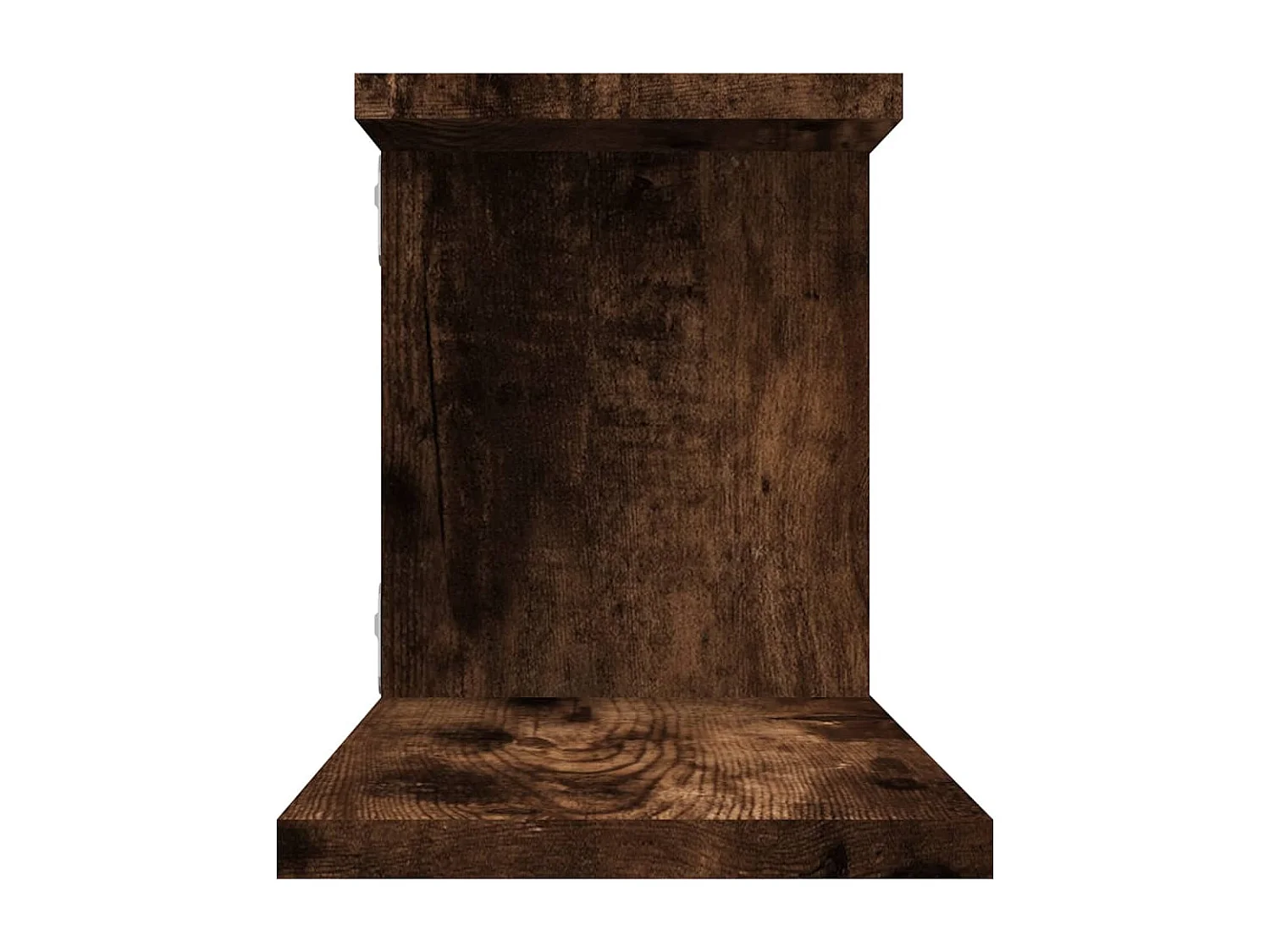 Étagère TV murale Chêne fumé 125x18x23 cm Bois d'ingénierie