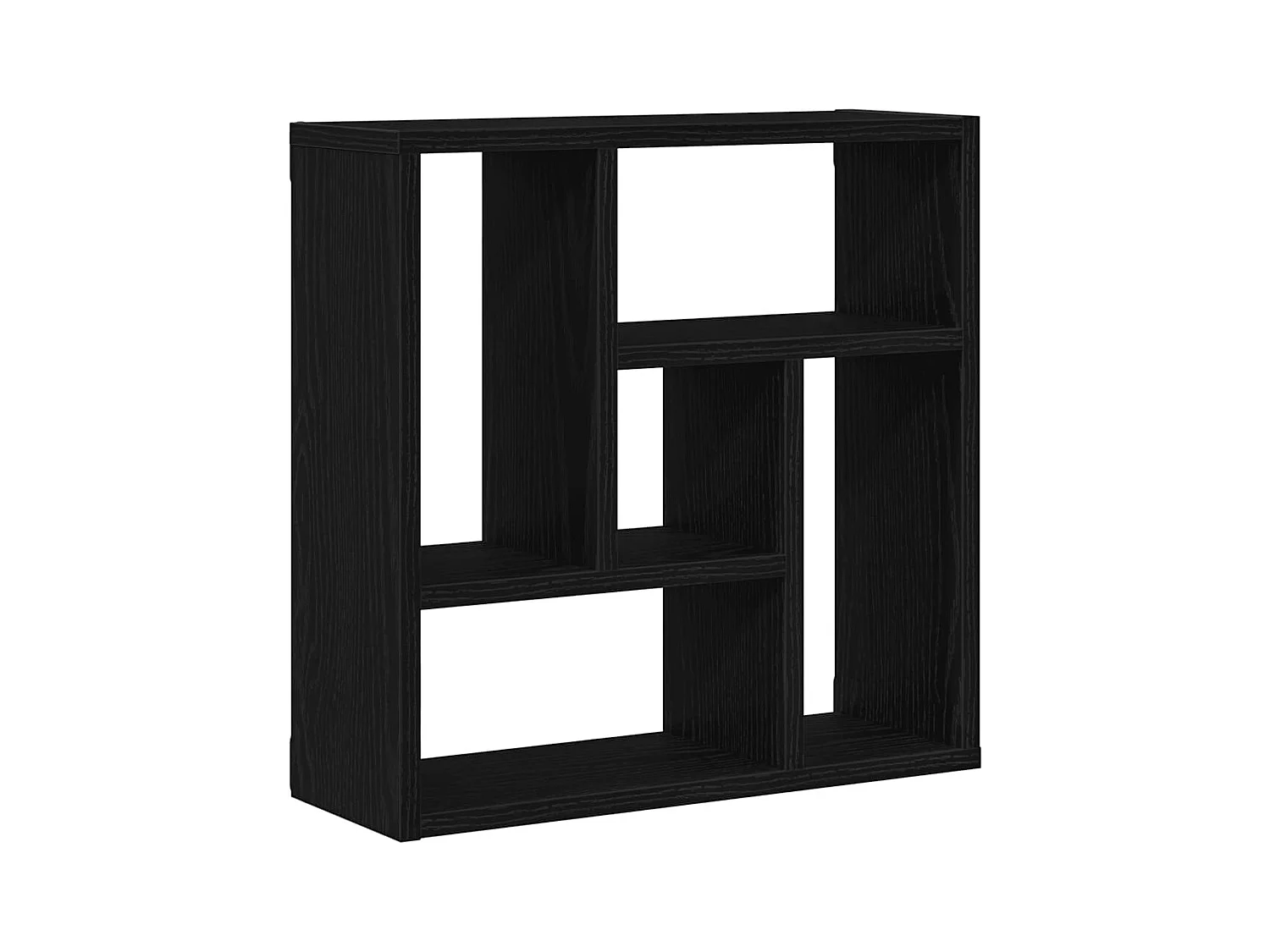 Étagère murale chêne noir 45x16x45 cm bois d'ingénierie
