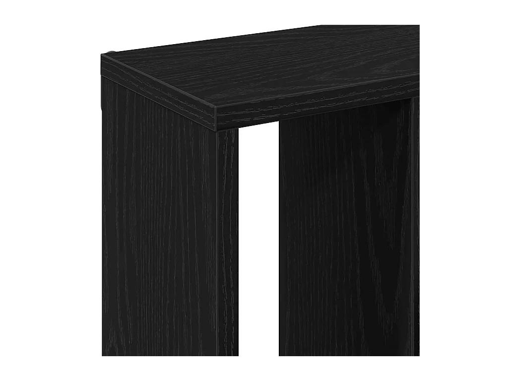 Étagère murale chêne noir 45x16x45 cm bois d'ingénierie