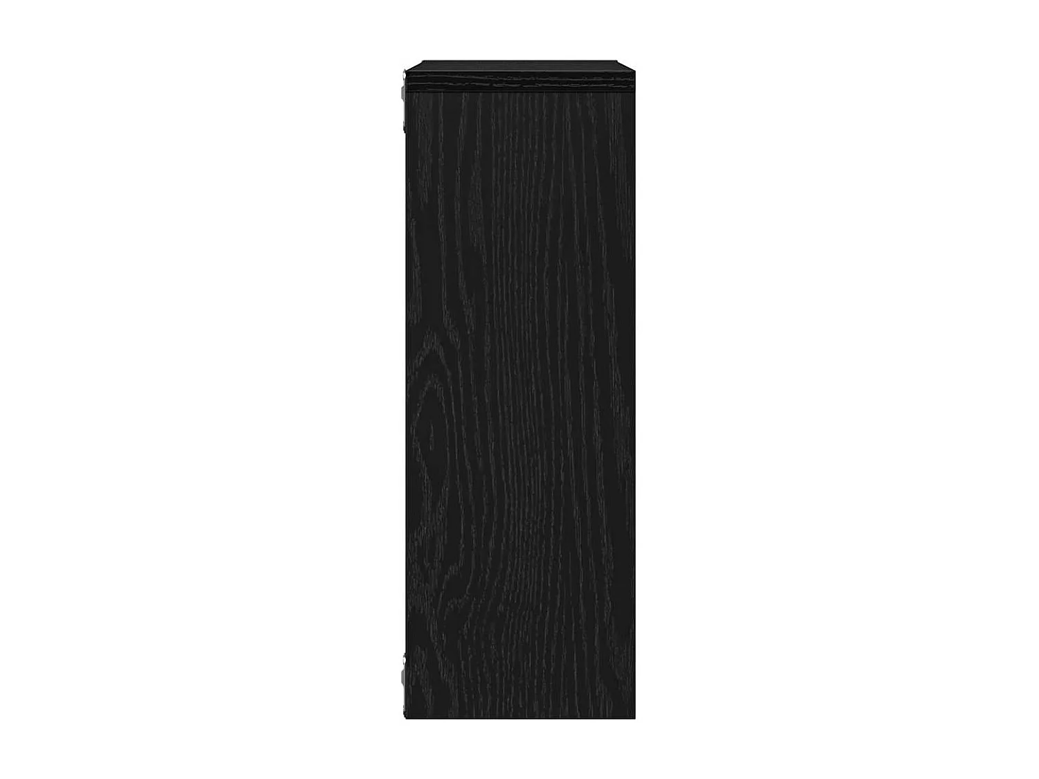 Étagère murale chêne noir 45x16x45 cm bois d'ingénierie