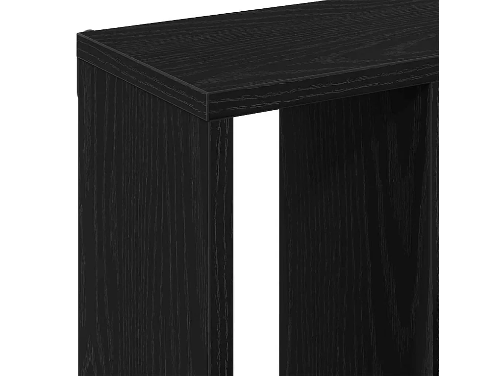 Étagère murale chêne noir 45x16x45 cm bois d'ingénierie