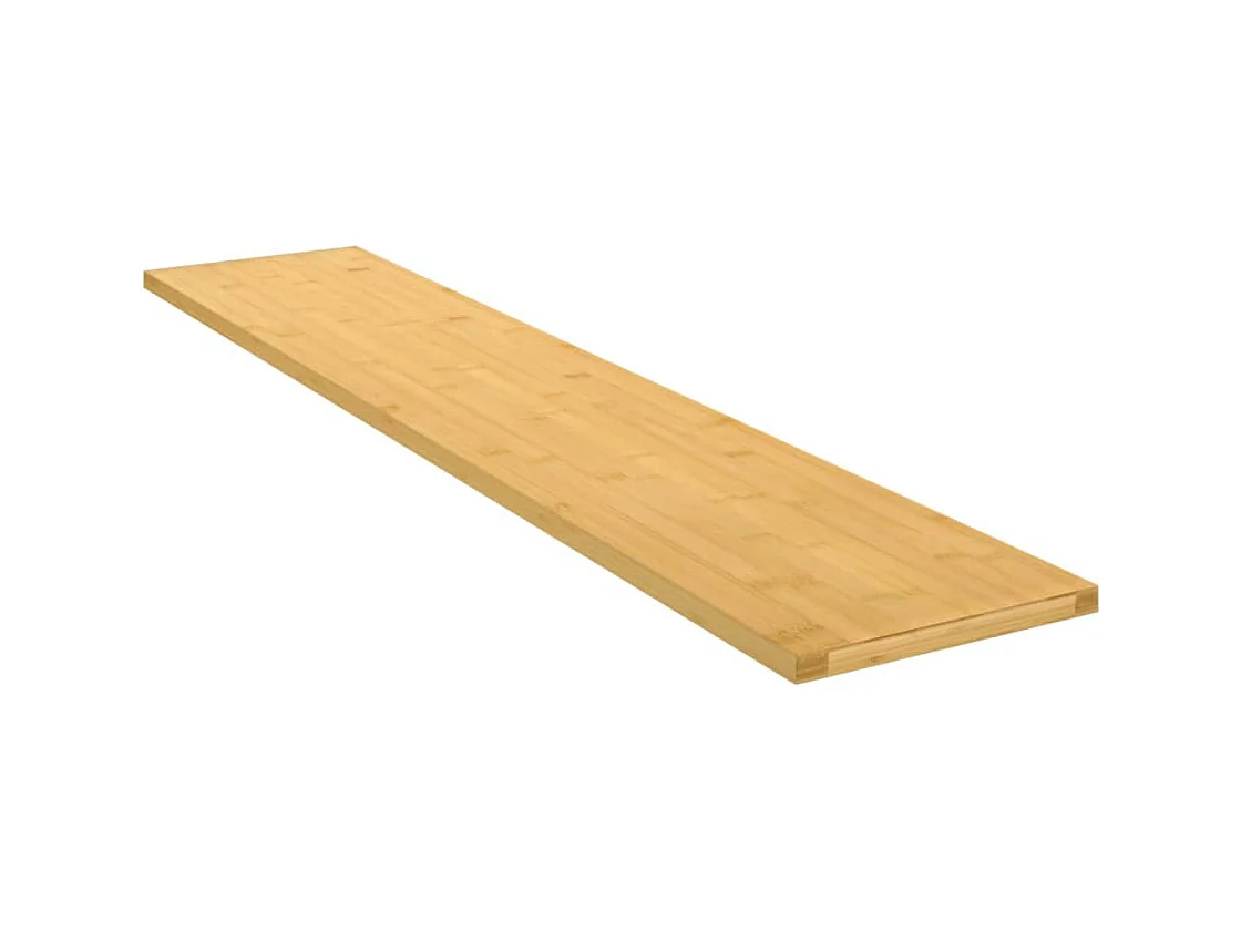 Étagère murale 100x20x1,5 cm bambou