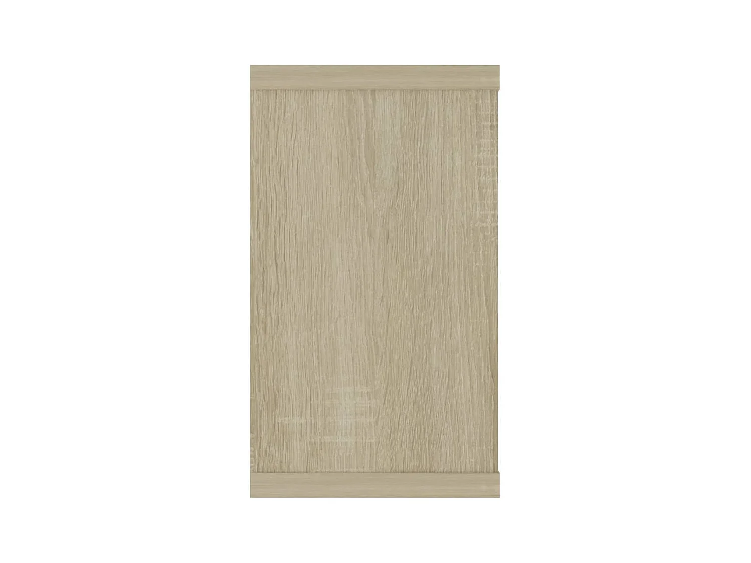 Étagères cube murales 2 pcs chêne sonoma bois d'ingénierie