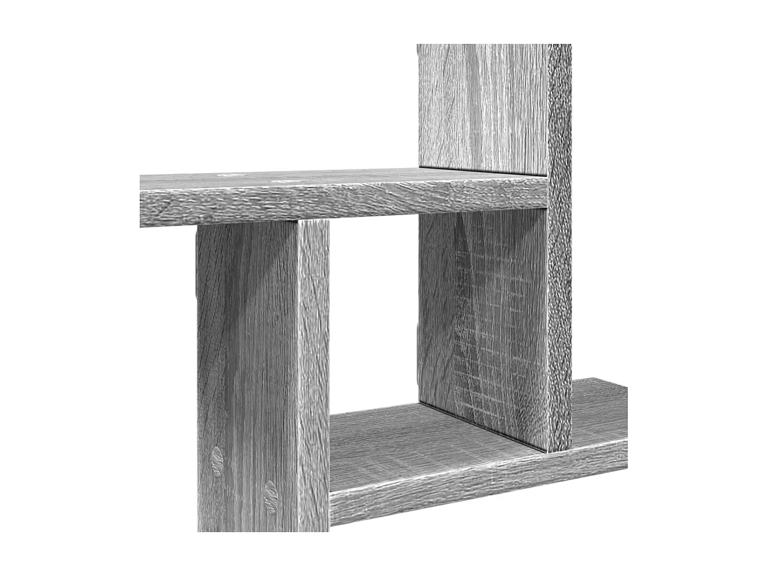 estantes de pared gris sonoma 38x12x38 cm madera de ingeniería