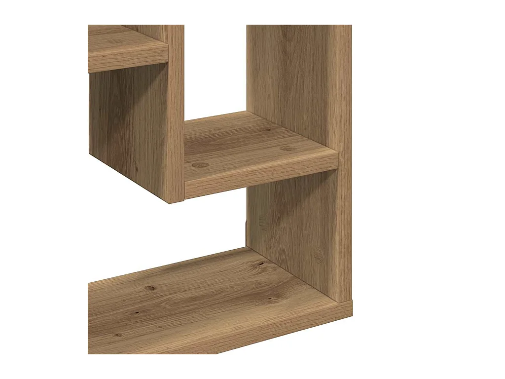 Étagère murale Chêne artisanal 36 x 16 x 90 cm Bois d'ingénierie