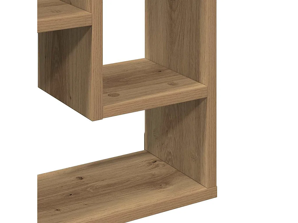 Étagère murale Chêne artisanal 36 x 16 x 90 cm Bois d'ingénierie