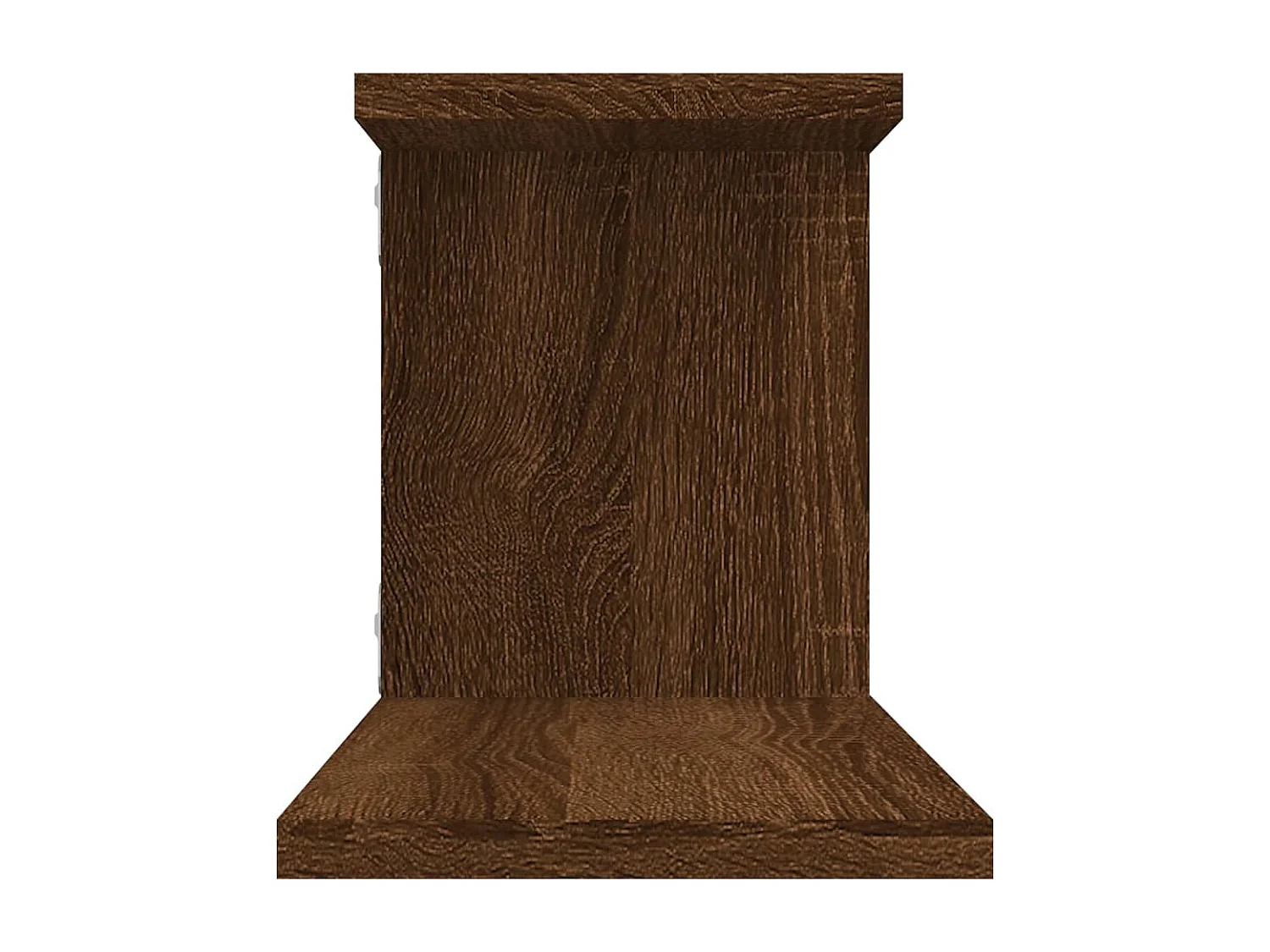 Étagère TV murale Chêne marron 125x18x23 cm Bois d'ingénierie