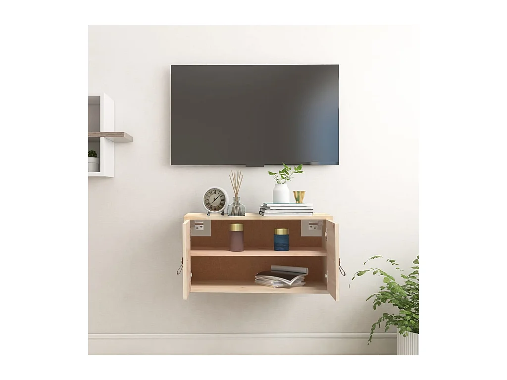 Armoire murale 60x30x30 cm Bois de pin massif