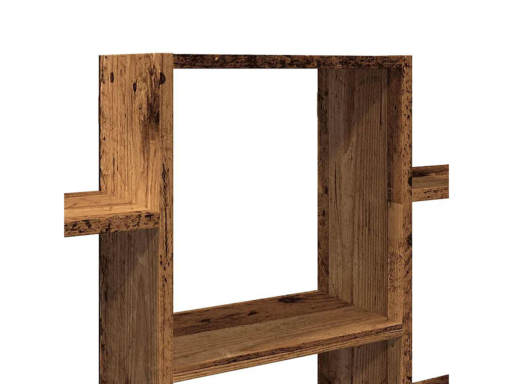 Mensola da parete in legno vecchio 159x18x66 cm in legno ingegnerizzato