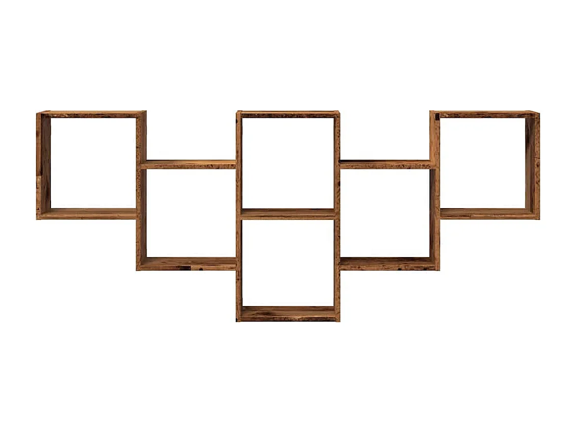 Étagère murale vieux bois 159x18x66 cm bois d'ingénierie