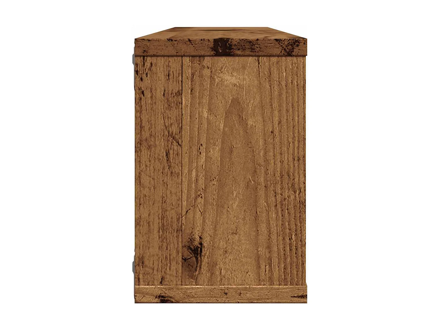 Étagères murales cube 4 pcs vieux bois 60x15x23 cm