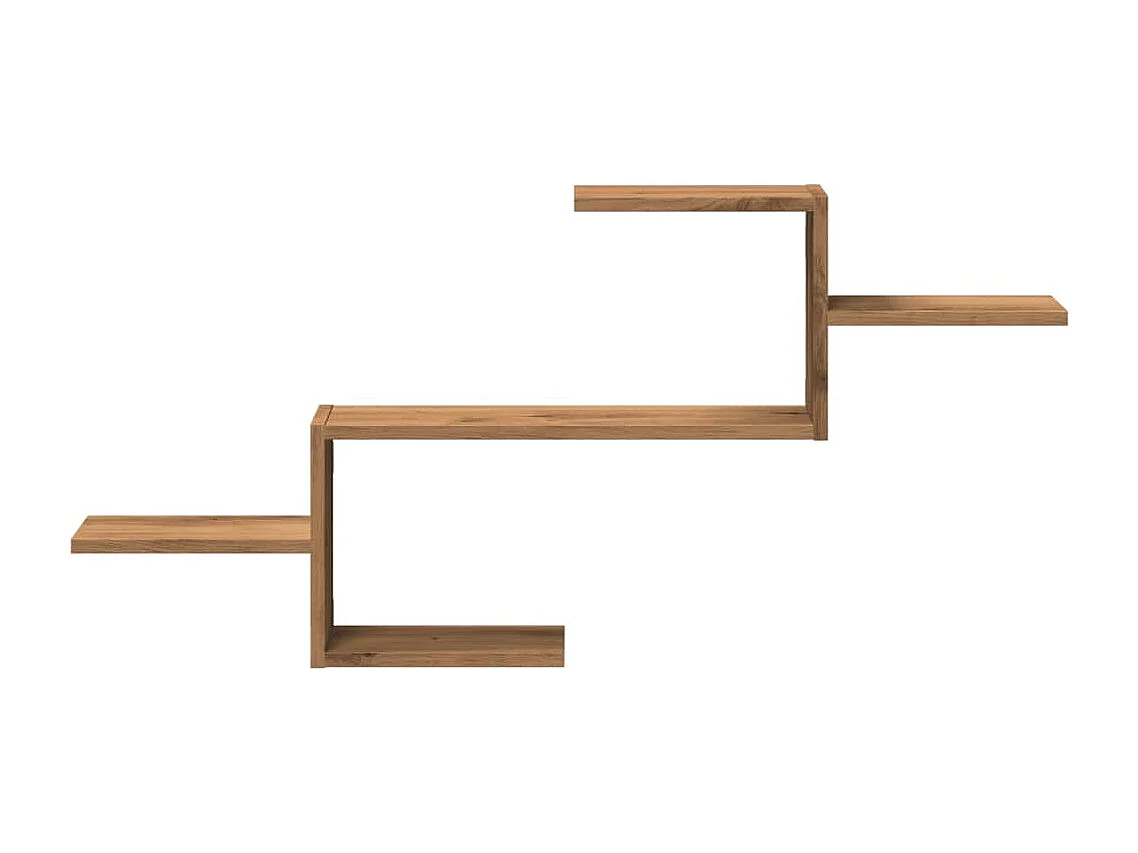 Étagère murale chêne artisanal 104x15x49 cm bois d'ingénierie