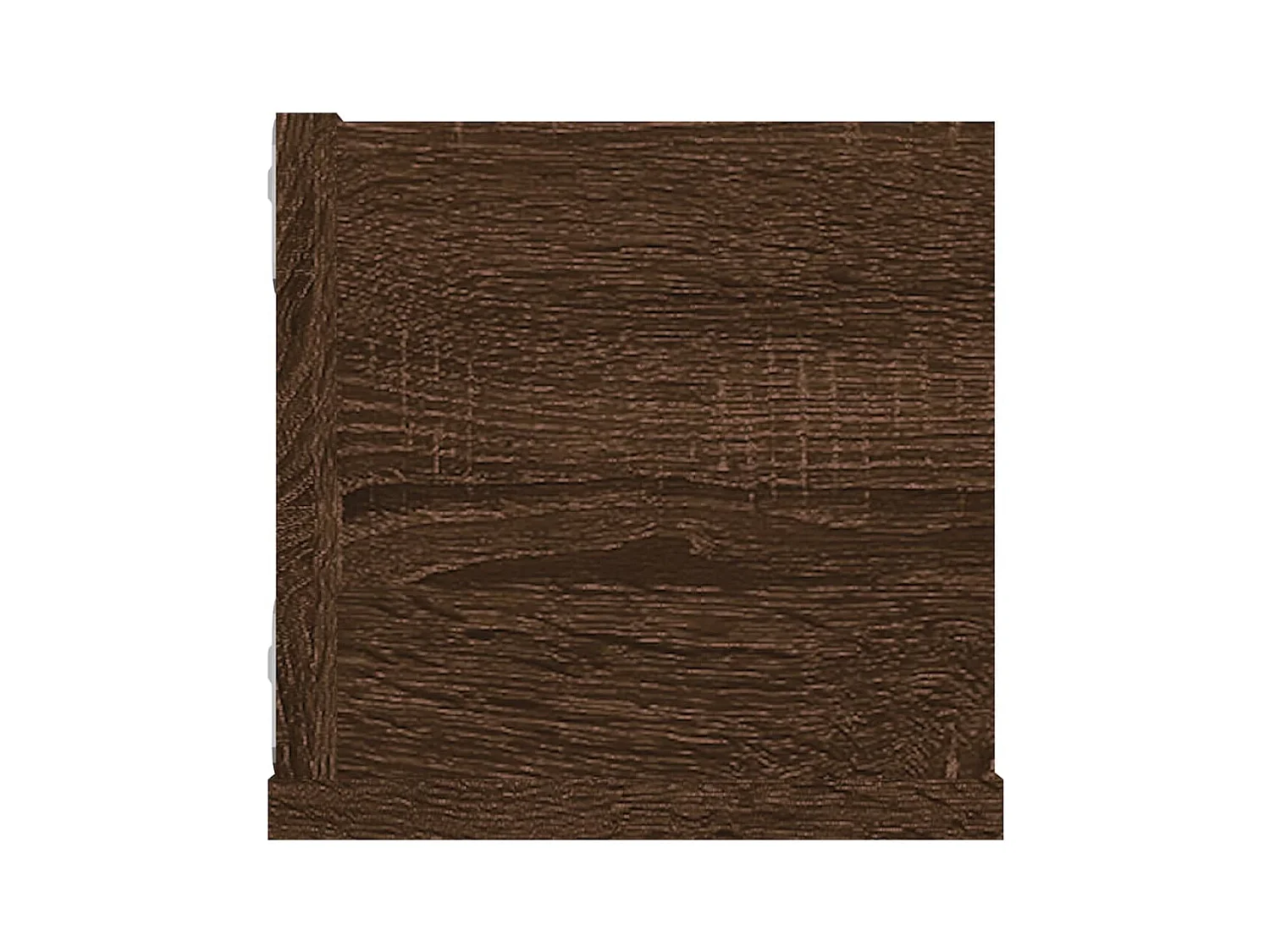 Étagère murale à CD Chêne marron 100x18x18 cm Bois d'ingénierie