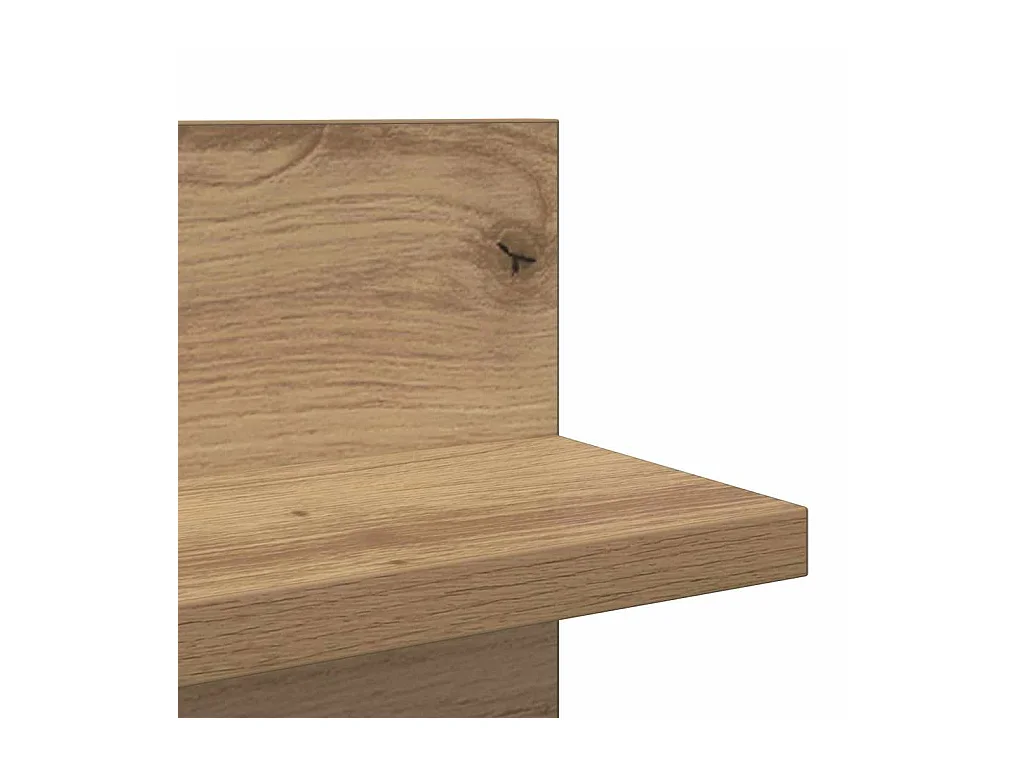 Mensole da parete 2 pezzi Artisan Oak 80 x 11,5 x 18 cm