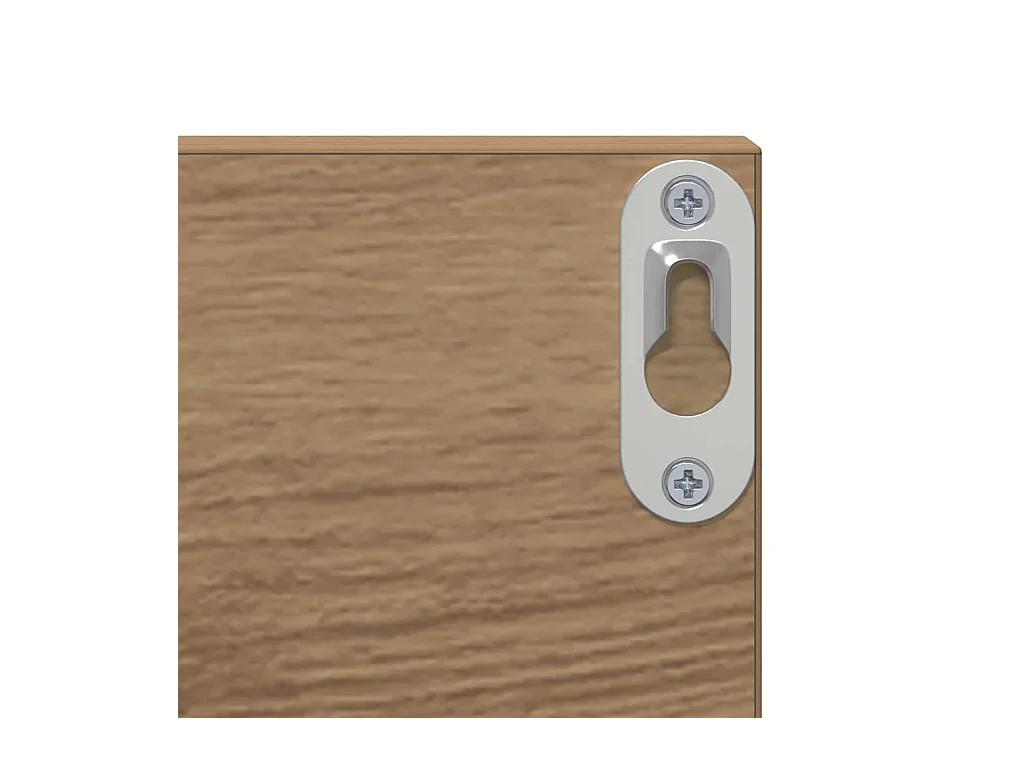 Mensole da parete 2 pezzi Artisan Oak 80 x 11,5 x 18 cm