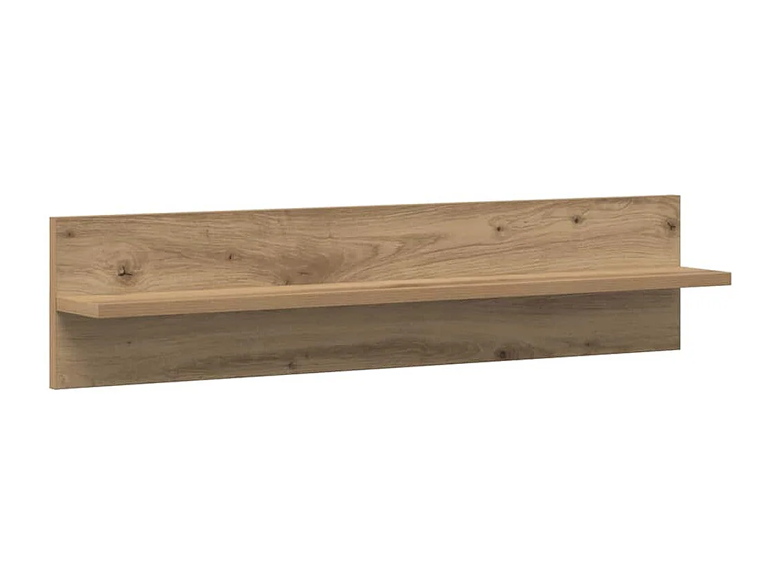 Étagères Murales 2 pcs Chêne artisan 80 x 11,5 x 18 cm