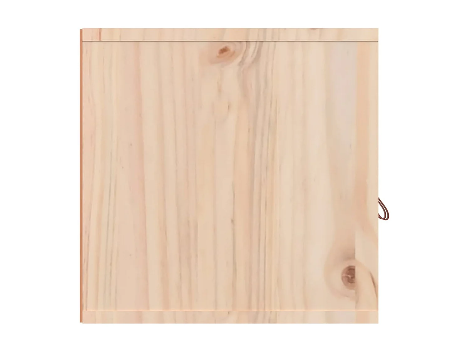 Wandkast 80x30x30 cm Massief grenenhout