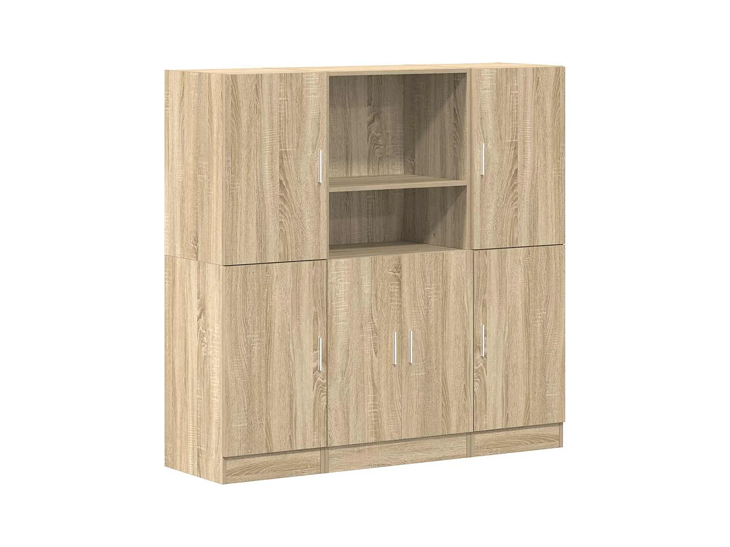 3-teiliges Küchenschrank-Set in Sonoma-Eiche