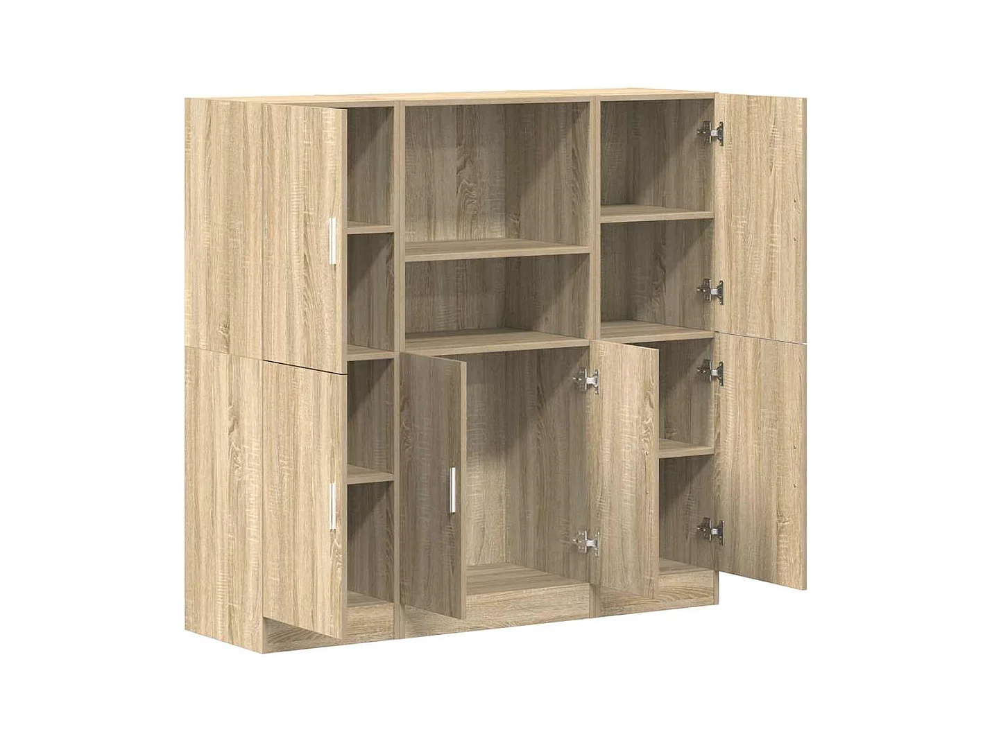 3-teiliges Küchenschrank-Set in Sonoma-Eiche