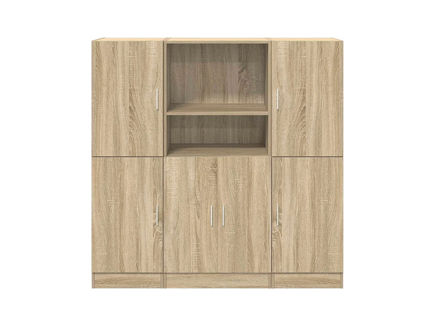 3-teiliges Küchenschrank-Set in Sonoma-Eiche