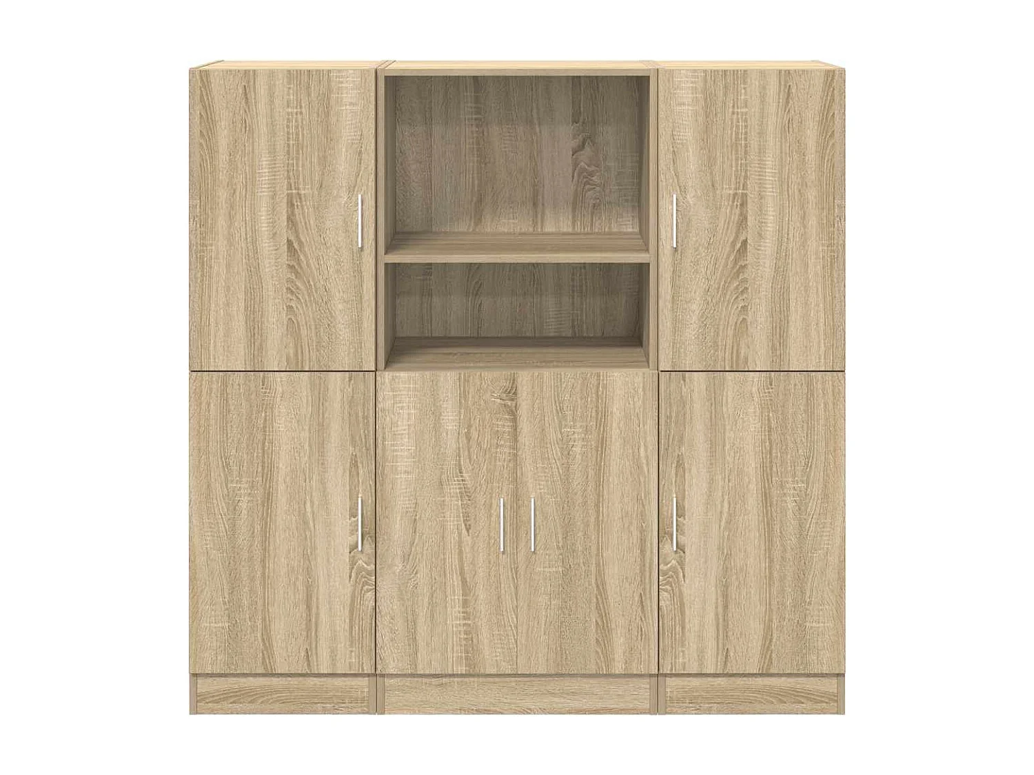 Ensemble d'armoires de cuisine 3 pcs chêne sonoma