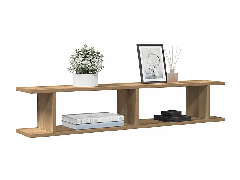 Étagères murales 2 pcs chêne artisanal 105x18x20 cm