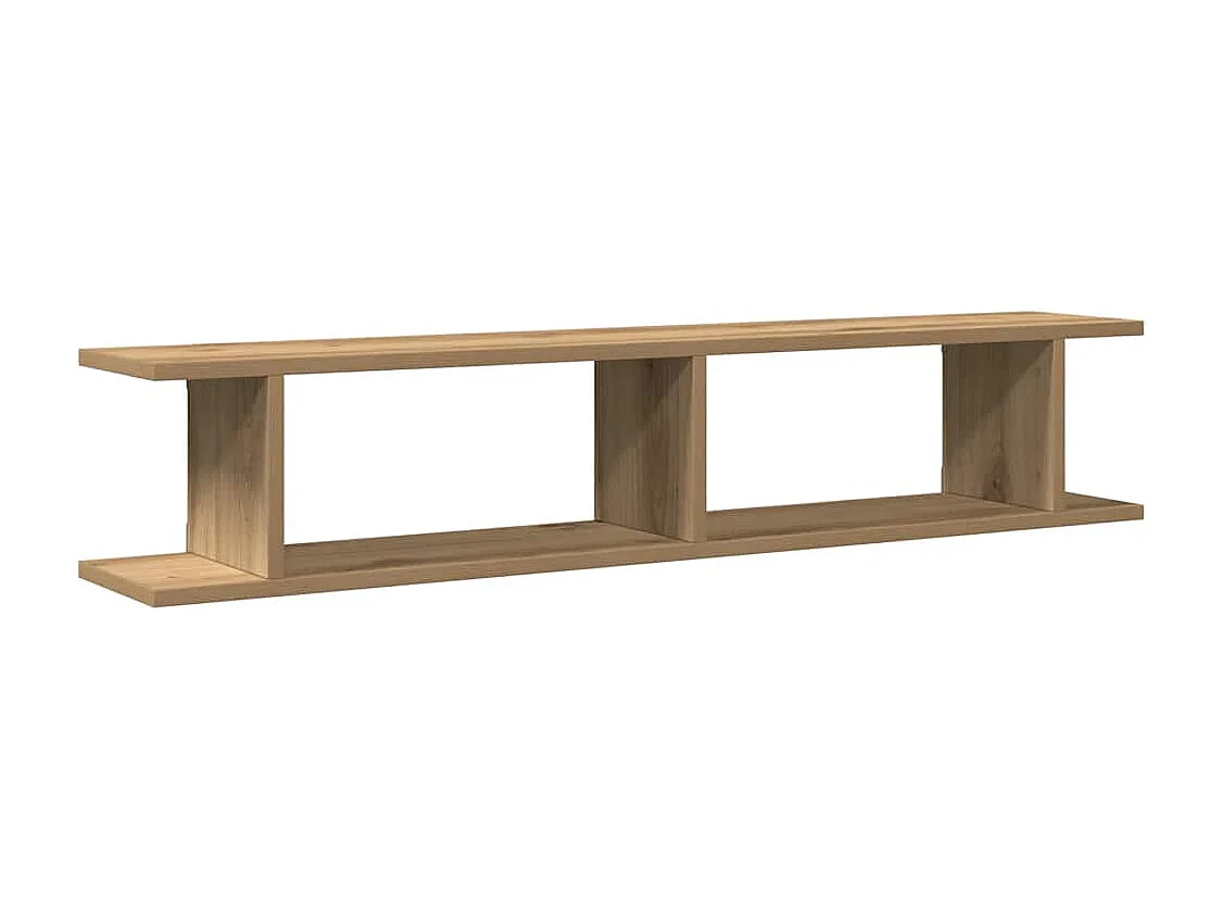 Étagères murales 2 pcs chêne artisanal 105x18x20 cm