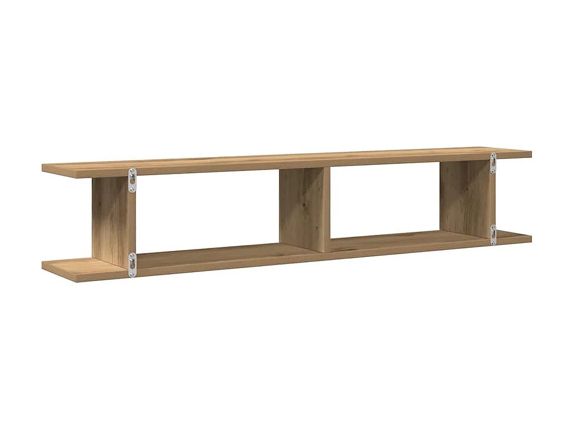 Étagères murales 2 pcs chêne artisanal 105x18x20 cm