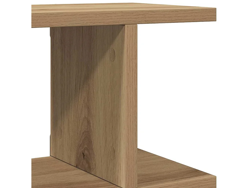 Étagères murales 2 pcs chêne artisanal 105x18x20 cm