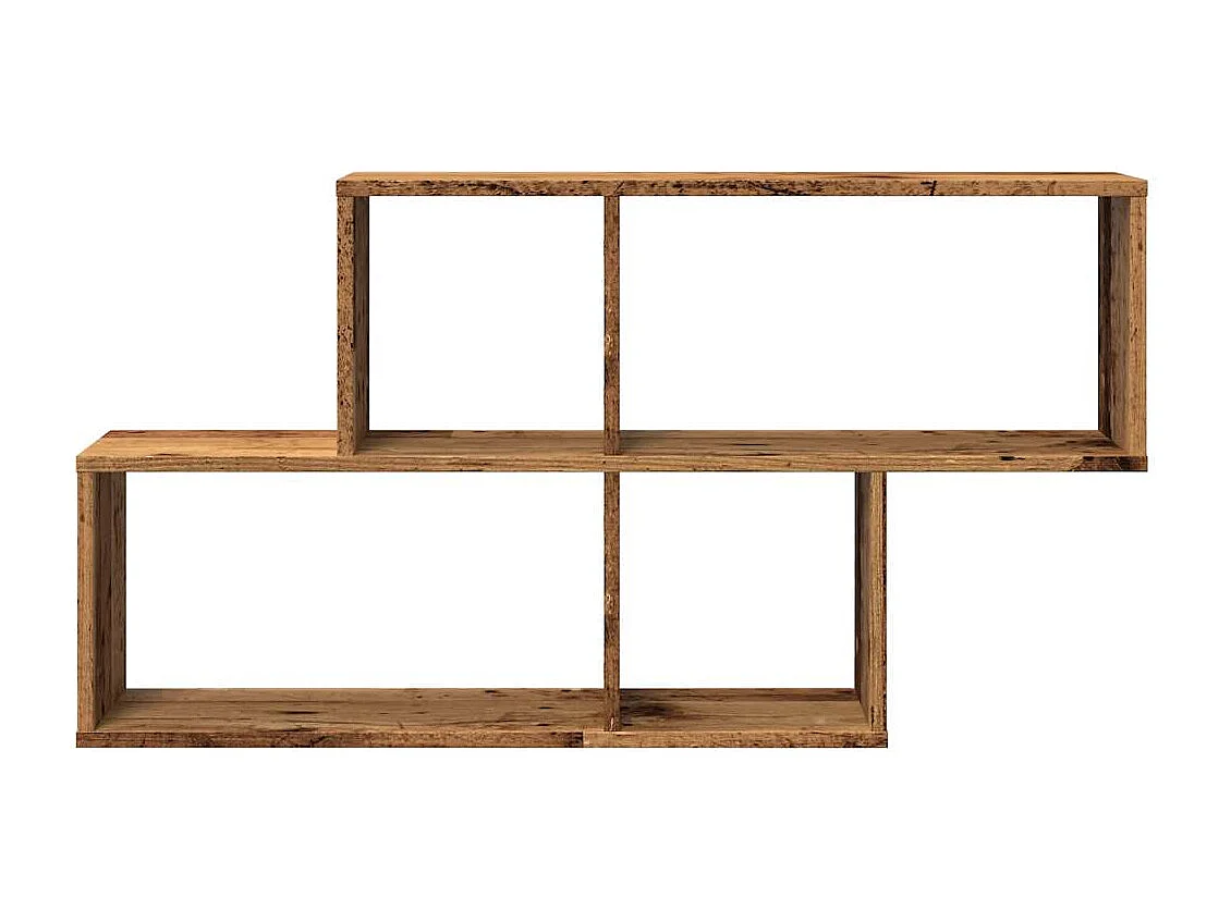 Mensola da parete in legno vecchio 100x18x53 cm in legno ingegnerizzato