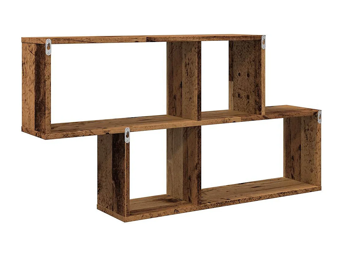 Mensola da parete in legno vecchio 100x18x53 cm in legno ingegnerizzato