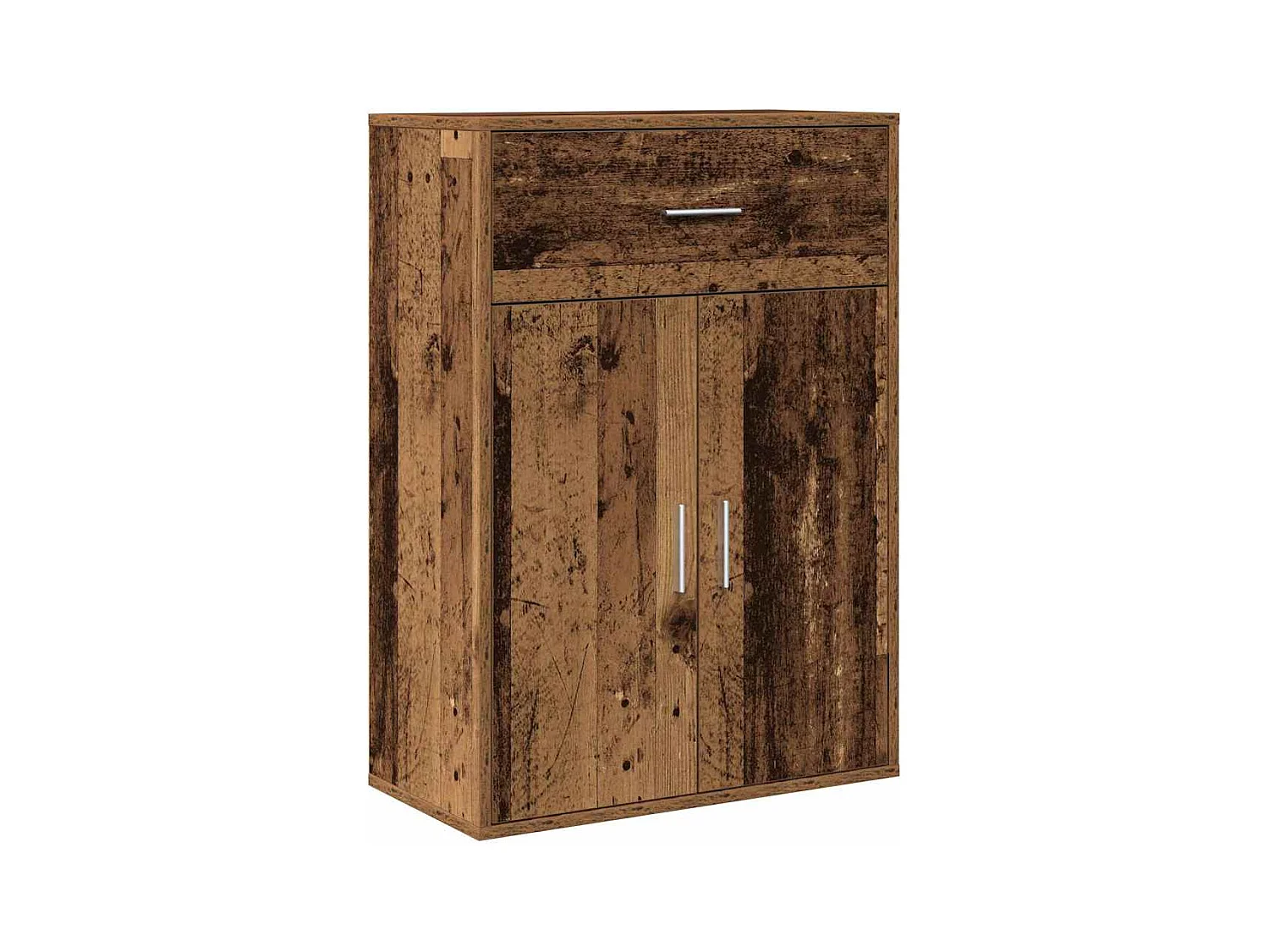 Buffet avec tiroir Vieux bois 79 x 38 x 80 cm Bois d'ingénierie
