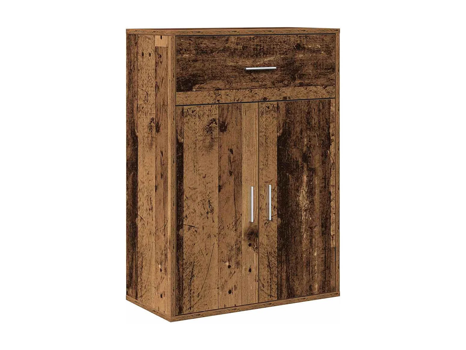 Buffet avec tiroir Vieux bois 79 x 38 x 80 cm Bois d'ingénierie