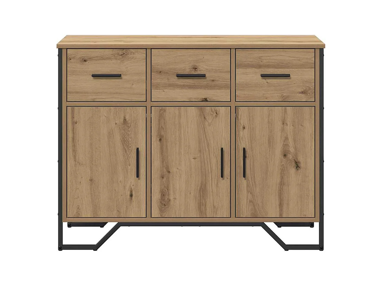 Buffet Artisan en chêne 97x32,5x74,5 cm Bois d'ingénierie