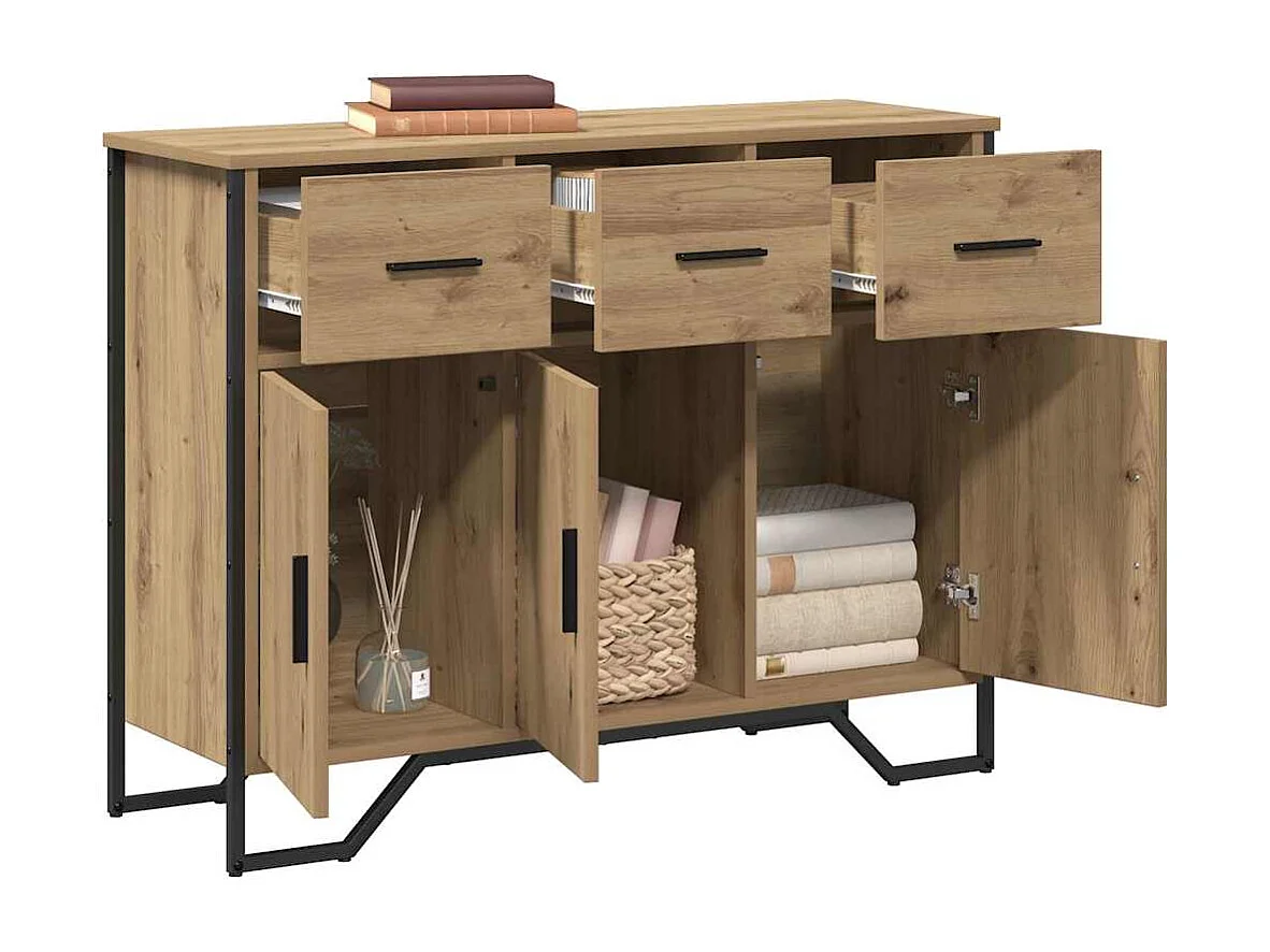 Credenza Artisan Oak 97x32,5x74,5 cm in legno ingegnerizzato