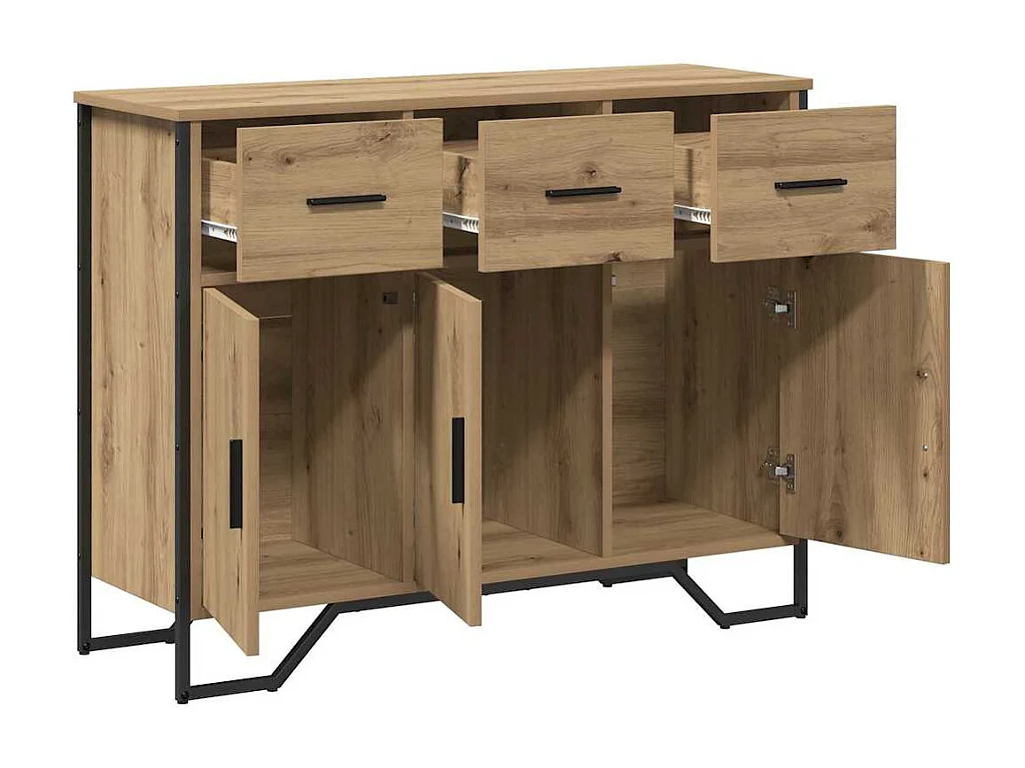 Credenza Artisan Oak 97x32,5x74,5 cm in legno ingegnerizzato