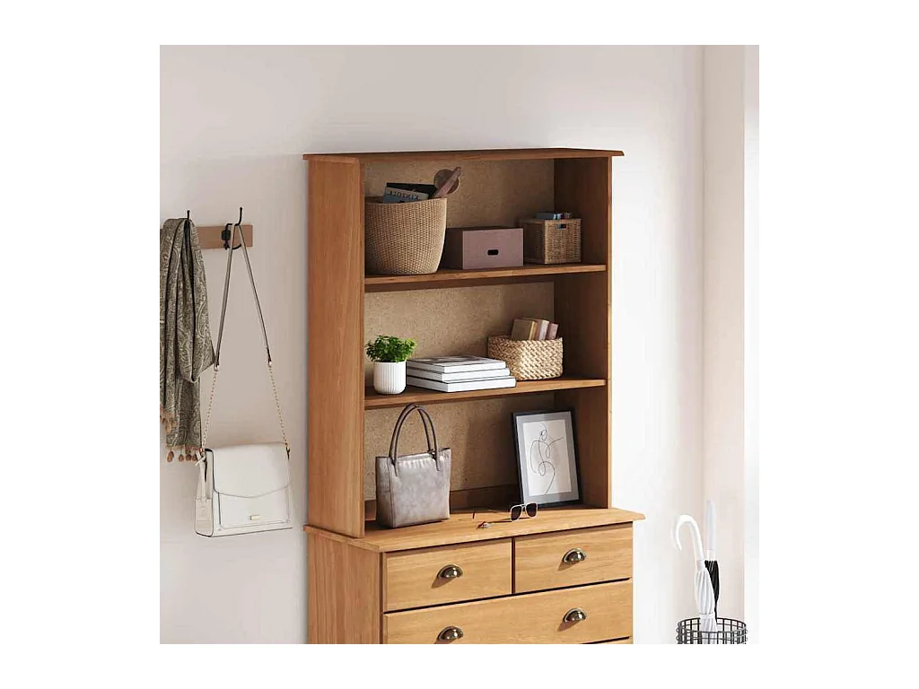 Hutch 91x30x104 cm Bois massif de pin