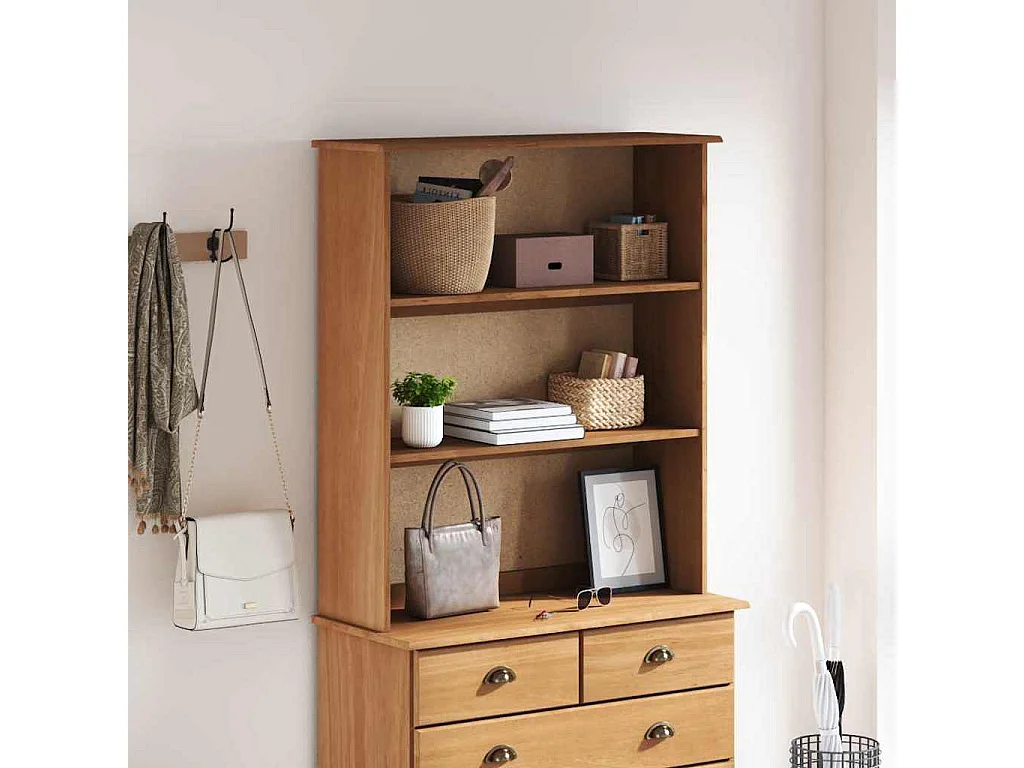 Hutch 91x30x104 cm Bois massif de pin