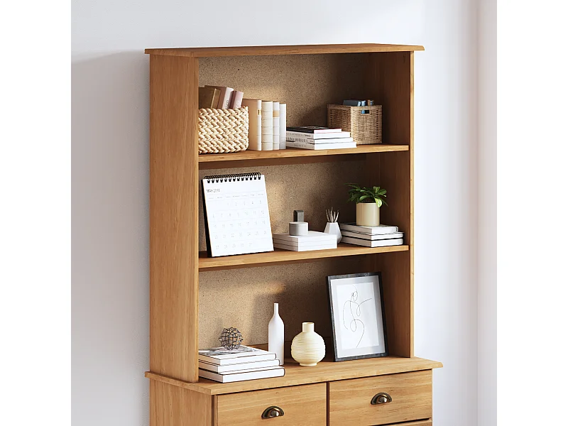 Hutch 91x30x104 cm Bois massif de pin