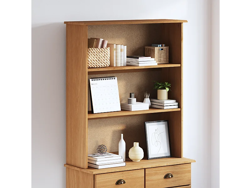 Hutch 91x30x104 cm Bois massif de pin