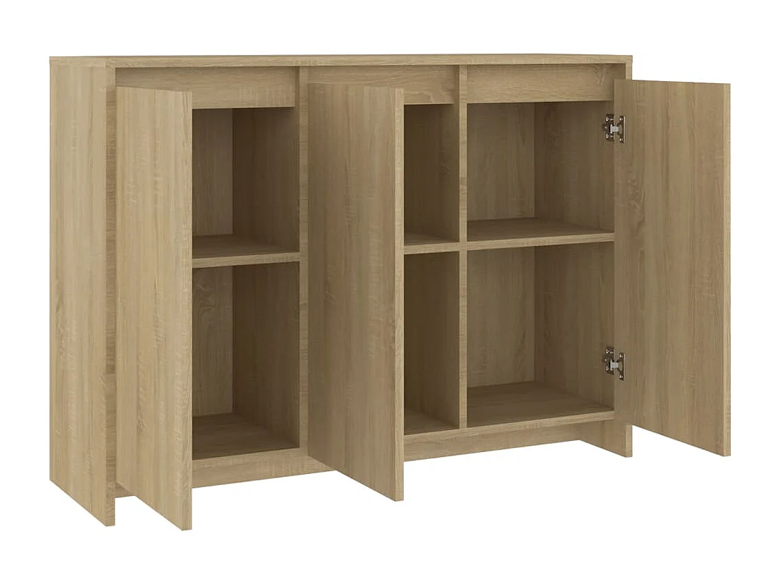 Buffet Chêne sonoma 102x33x75 cm Bois d'ingénierie