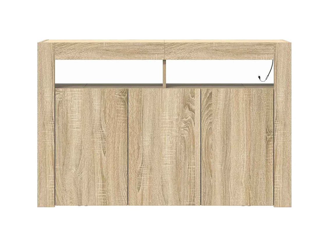 Meuble de rangement Chêne Sonoma Bois d'ingénierie 116 x 30 x 75 cm