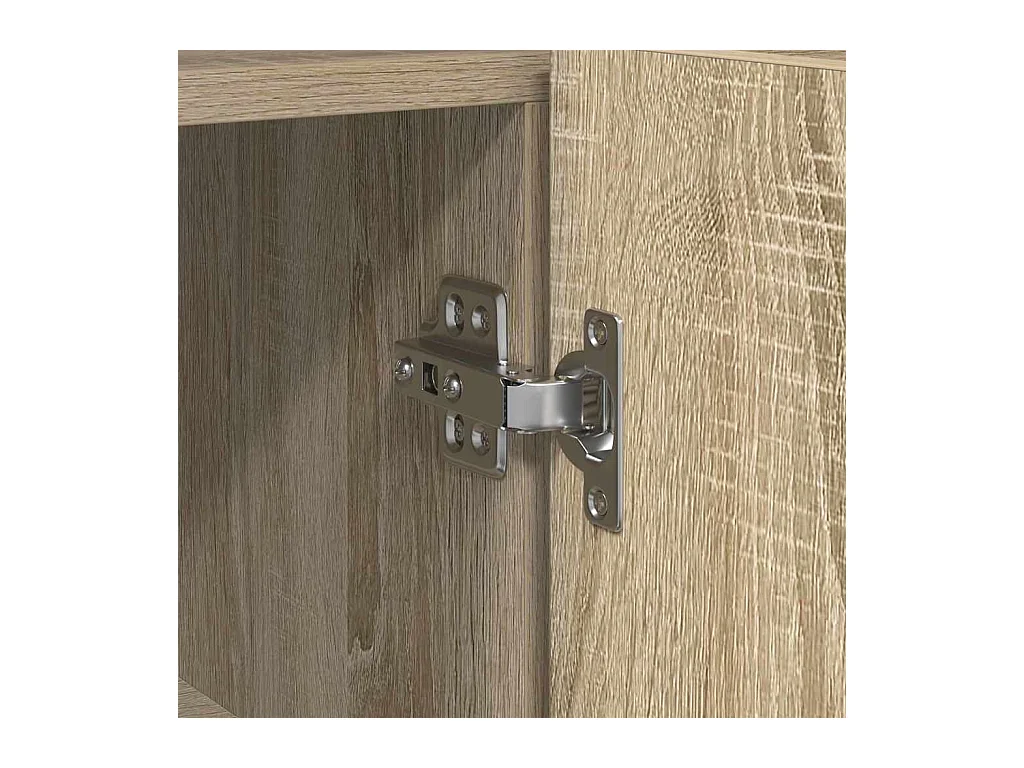 Meuble de rangement Chêne Sonoma Bois d'ingénierie 116 x 30 x 75 cm