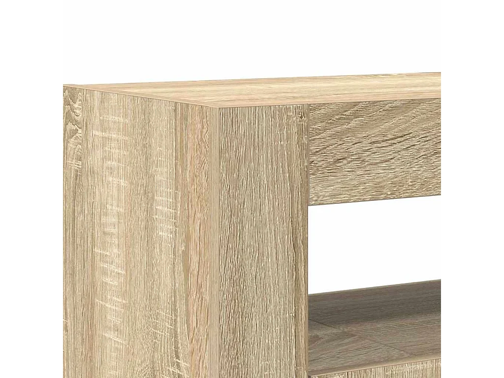 Meuble de rangement Chêne Sonoma Bois d'ingénierie 116 x 30 x 75 cm