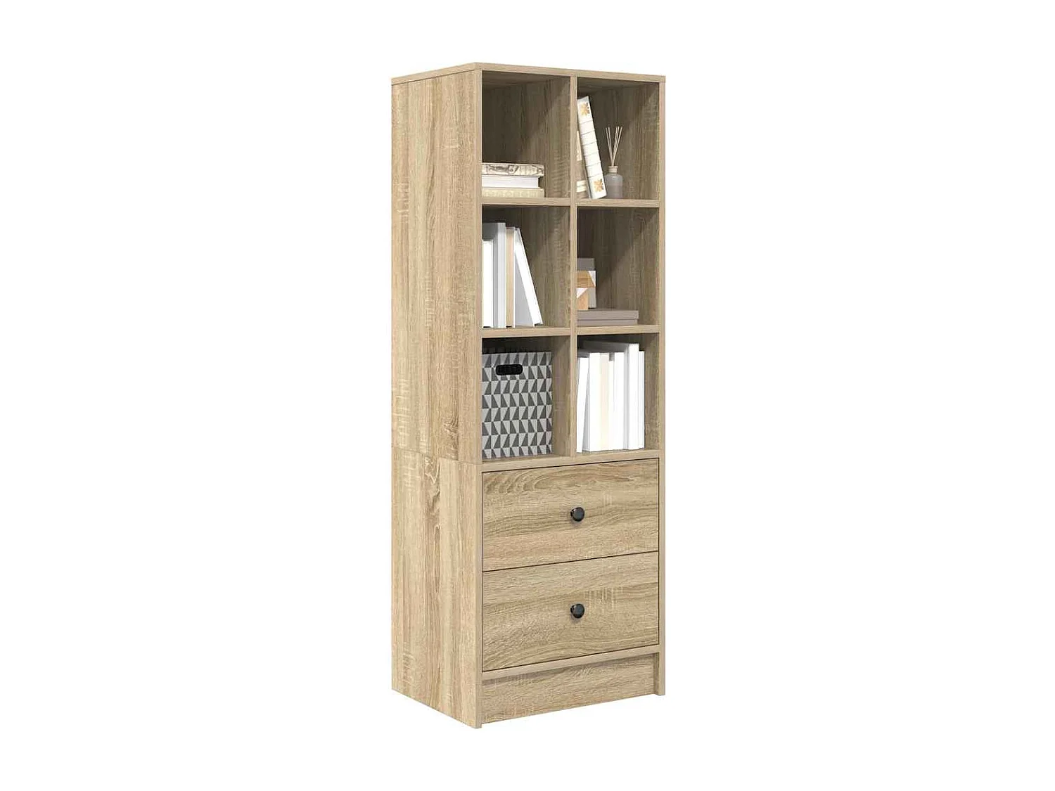 Unité de rangement en chêne Sonoma Chêne Sonoma MDF Grand