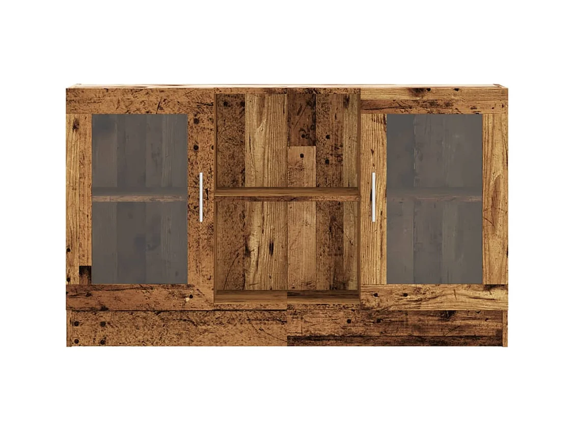 Buffet vieux bois 120x30,5x70 cm bois d'ingénierie
