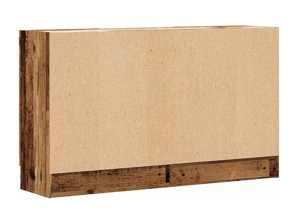Oud houten dressoir 120x30,5x70 cm bewerkt hout