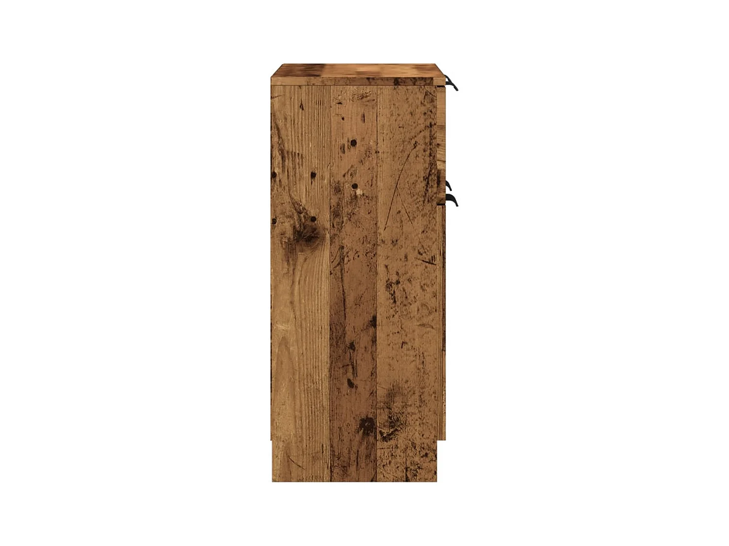 Oud houten dressoir 60x30x70 cm bewerkt hout