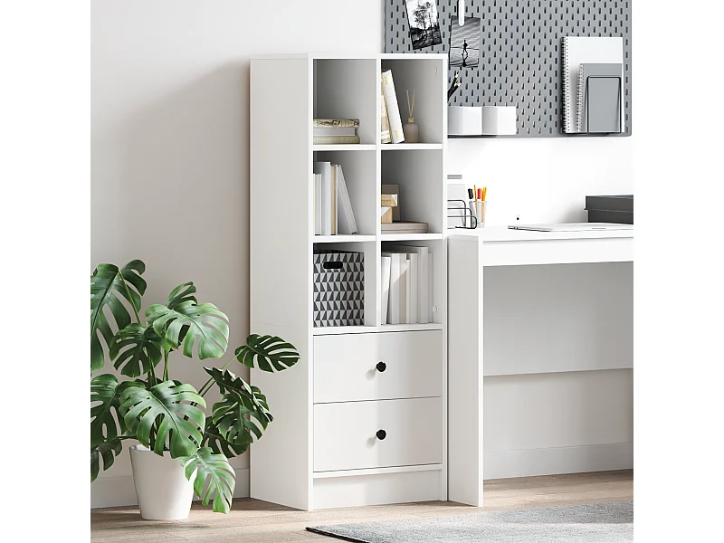 Étagère blanche Blanc MDF Standard Étagère blanche